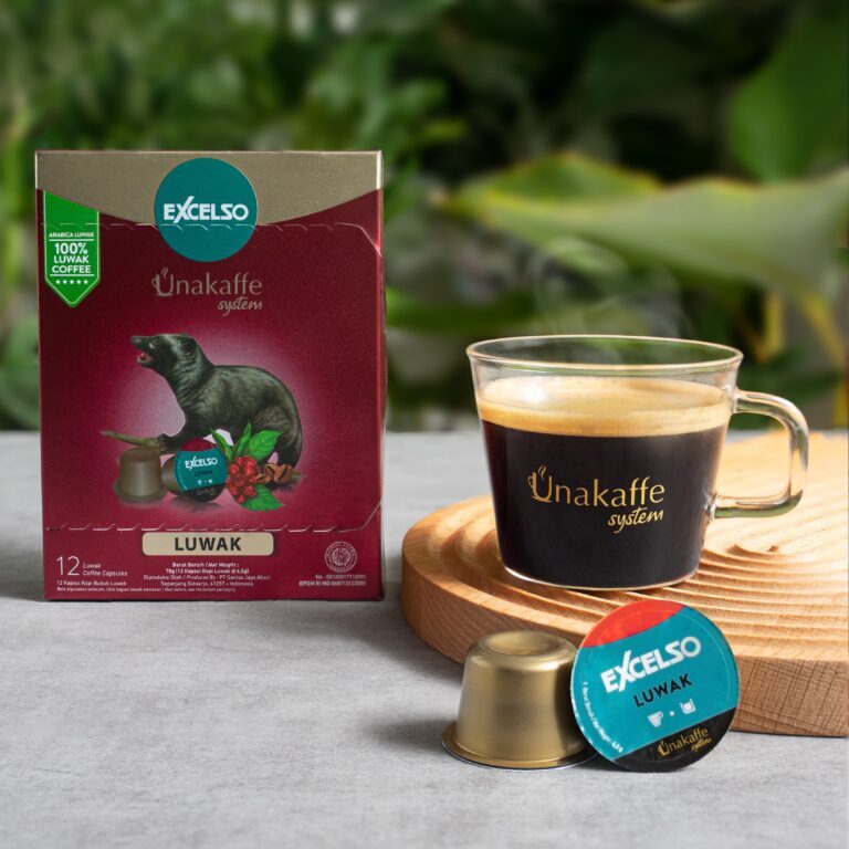 kopi kapsul luwak unakaffe system