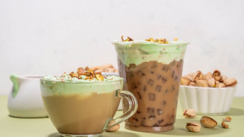 pandan latte