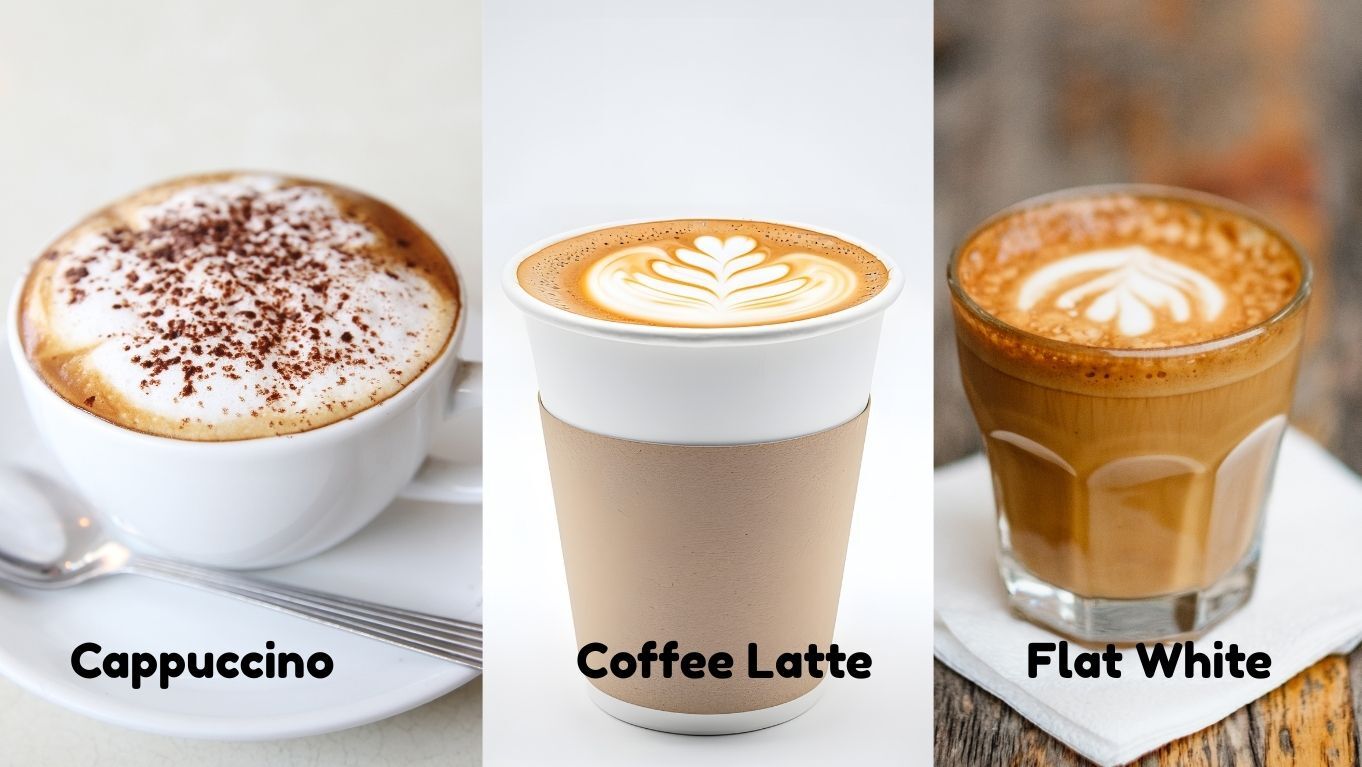 perbedaan Cappuccino Vs Latte Vs Flat White