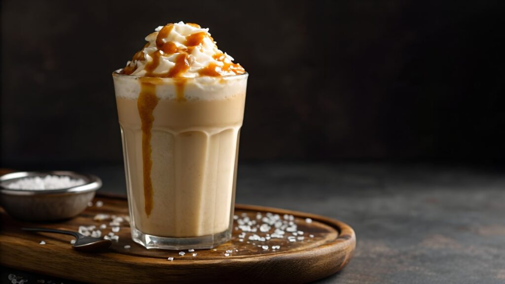 salted caramel coffee